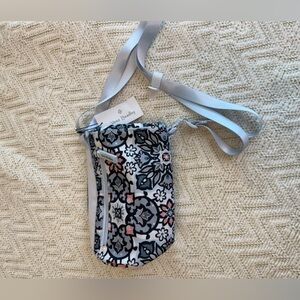Vera Bradley lighten up water bottle Crossbody Bag